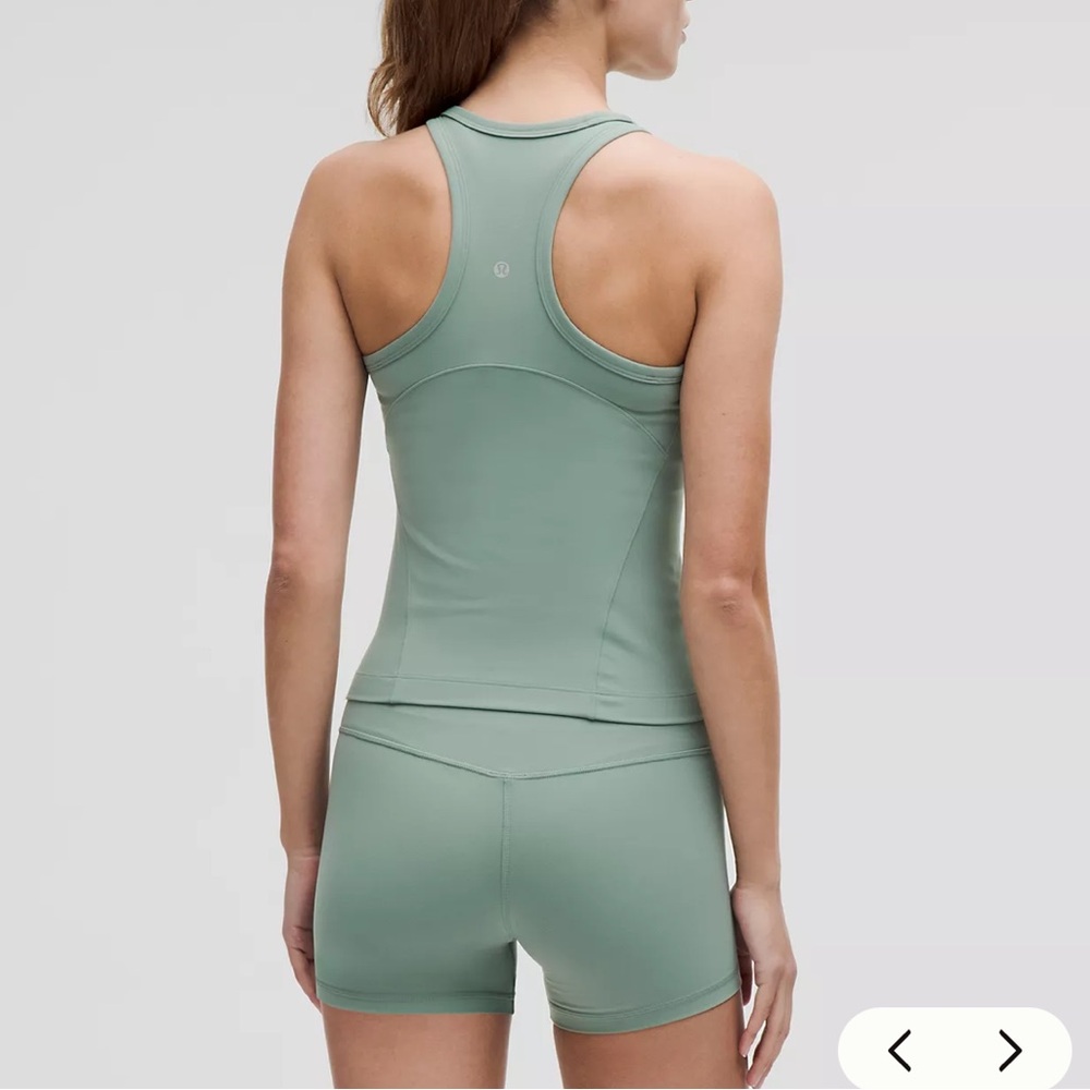 Lululemon Align™ Waist-Length Racerback Tank Top size 2 ‘Crater Blue’ - Picture 2 of 4